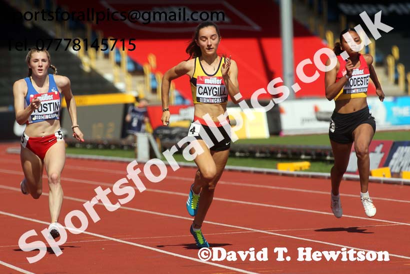 Womens 100 metres, 2019 Muller British Championships, Alexander Stadium, Birmingham. Photo: David T. Hewitson/Sports for All Pics